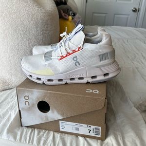 On Cloudnova White/Glacier